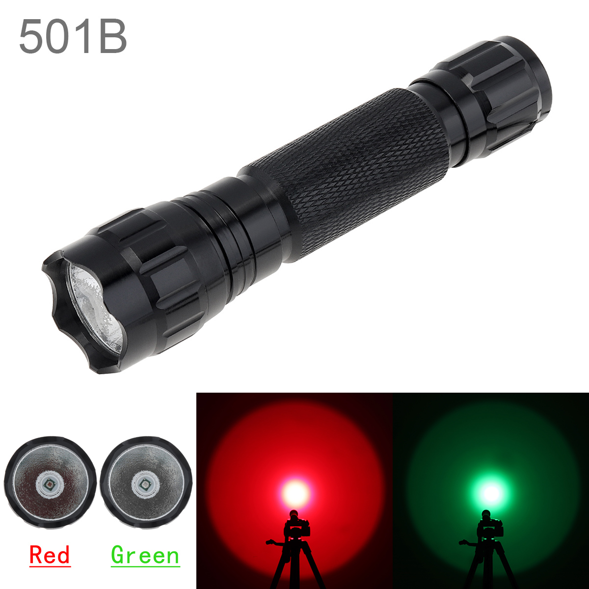 Hunting Thermal Imaging Scope - 보안 레드 그린 전술 토치, 방수