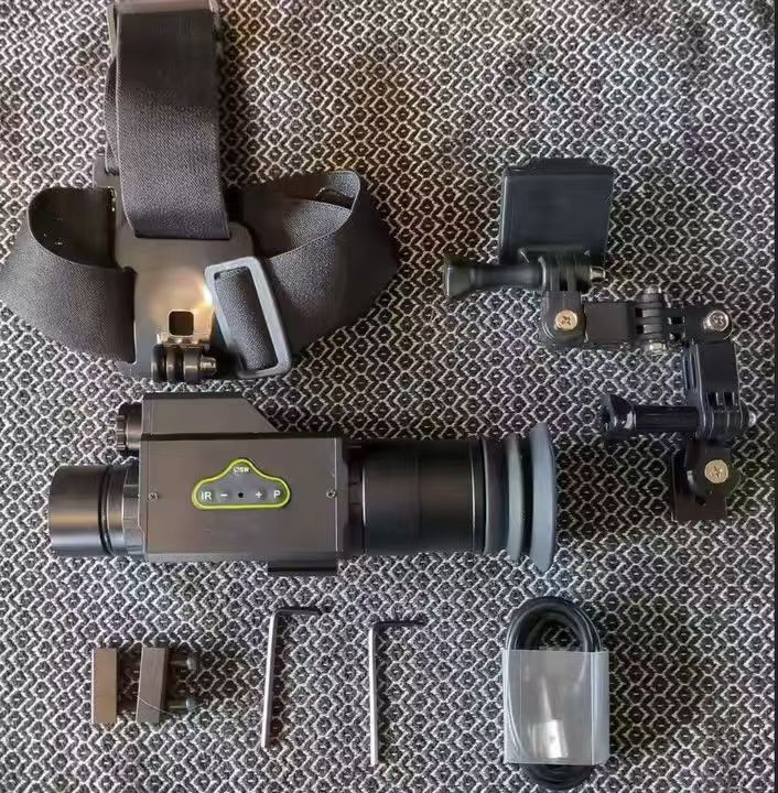 Thermal Scope Night Vision Monocular - MV265 프로 헤드 마운트 단안경 카메라,