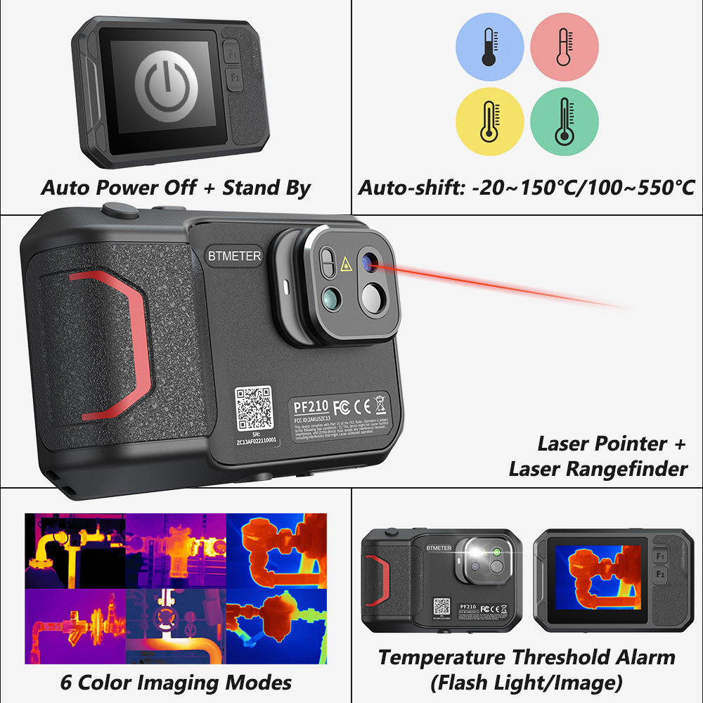Thermal Imaging Camera 256X192 - 256x192 열화상 카메라 가이드 휴대용 적외선