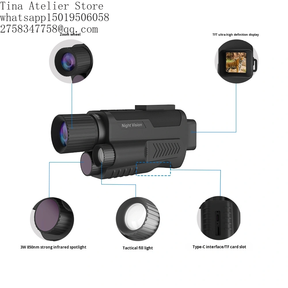 Z9001 열화상 스코프 열화상 단안경 40MP 8배  - Thermal Scope Night Vision Monocular 리뷰 및 가격