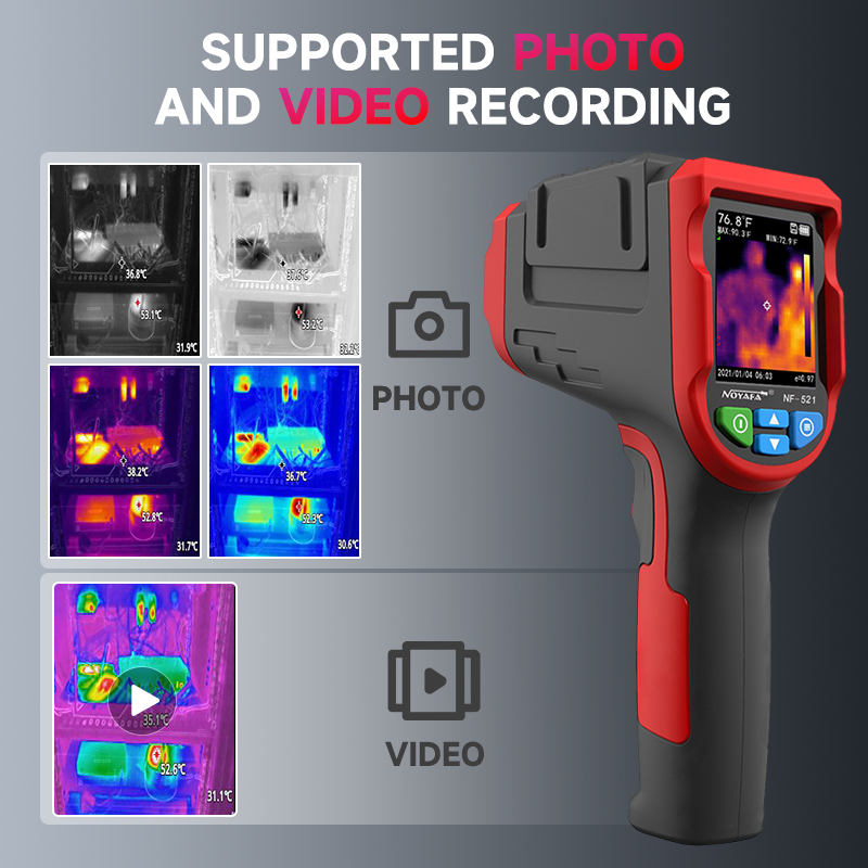 산업용 휴대형 열화상 카메라 32*32 해상도 비접촉식 - Nf 521 Thermal Imaging Camera 리뷰 및 가격