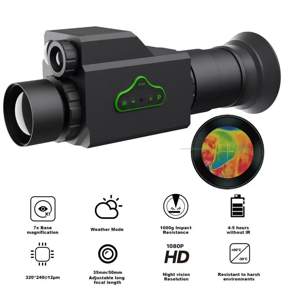 MV265 프로 헤드 마운트 단안경 카메라, 전문가용  - Thermal Scope Night Vision Monocular 리뷰 및 가격